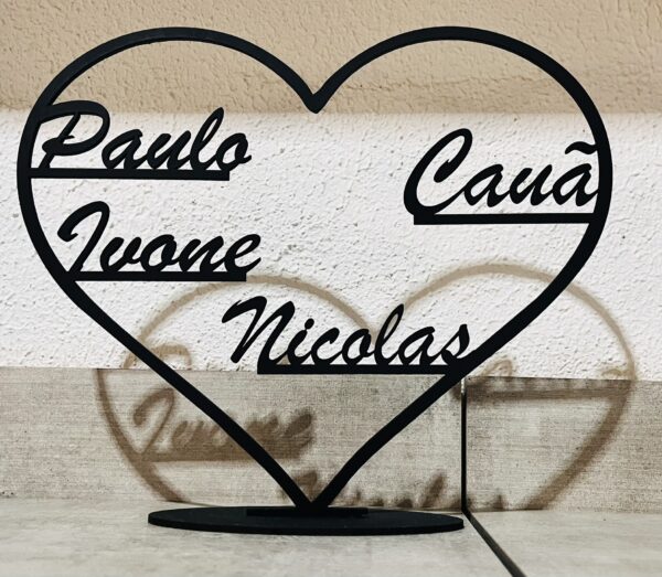 Placa decorativa Família MDF 3mm - Imagem 2